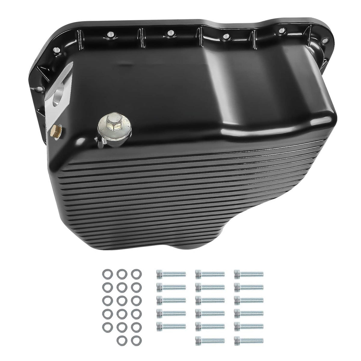 Solidspare 114052020 Oil Pan Fit Chevy/GMC for Duramax LB7/LLY/LBZ/LMM 6.6L 2001-2010 Black