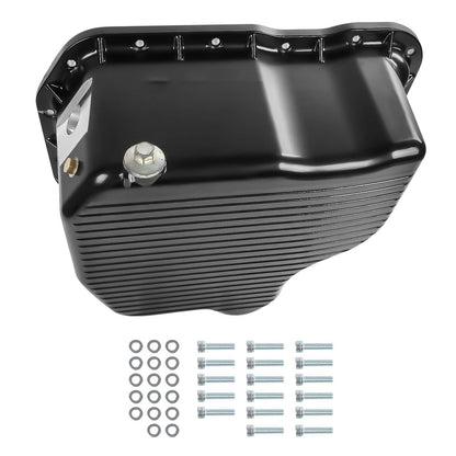 Solidspare 114052020 Oil Pan Fit Chevy/GMC for Duramax LB7/LLY/LBZ/LMM 6.6L 2001-2010 Black