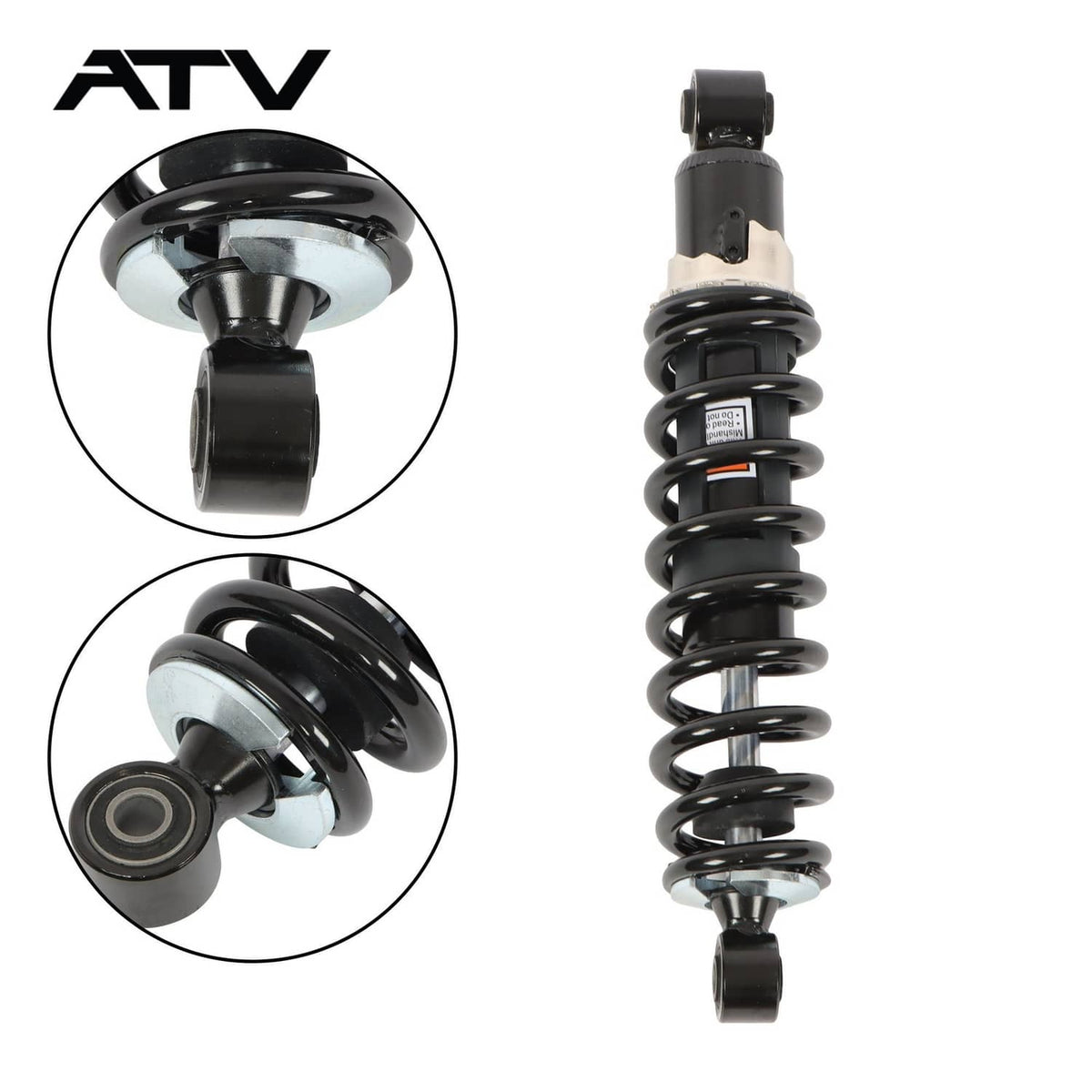 Solidspare Twin Tube Left & Right Rear Shocks For Suzuki King Quad 300 4x4 1991-2002 ATV