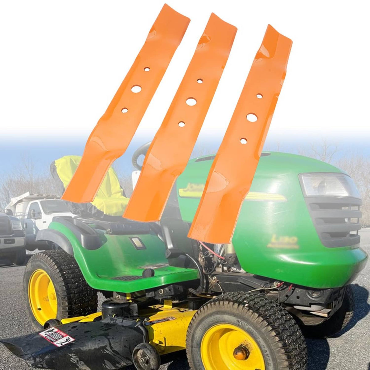 Solidspare For John Deere 48 Inch GY20568 GX20819 L120 L130 Scotts L2048 L2548 Mower Blades