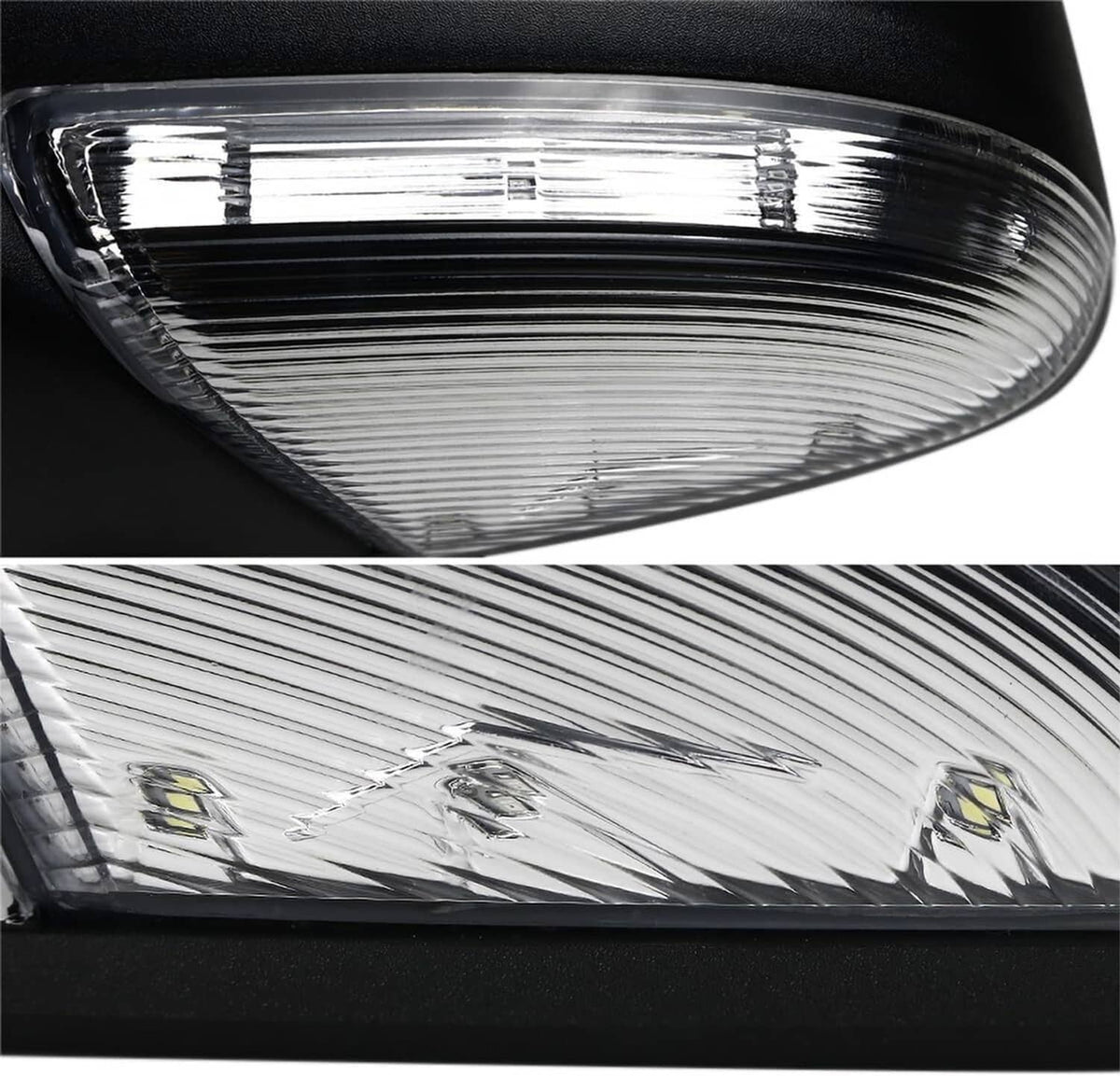 Solidspare Left/Driver Mirror w/Heated+ Temp Sensor Power Fold For 2013-2019 Dodge Ram 1500