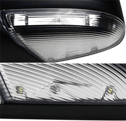 Solidspare Left/Driver Mirror w/Heated+ Temp Sensor Power Fold For 2013-2019 Dodge Ram 1500
