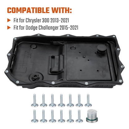 Solidspare For Ram1500 Dodge Charger Jeep Grand Cherokee 8HP70 Auto Transmission Oil Pan US