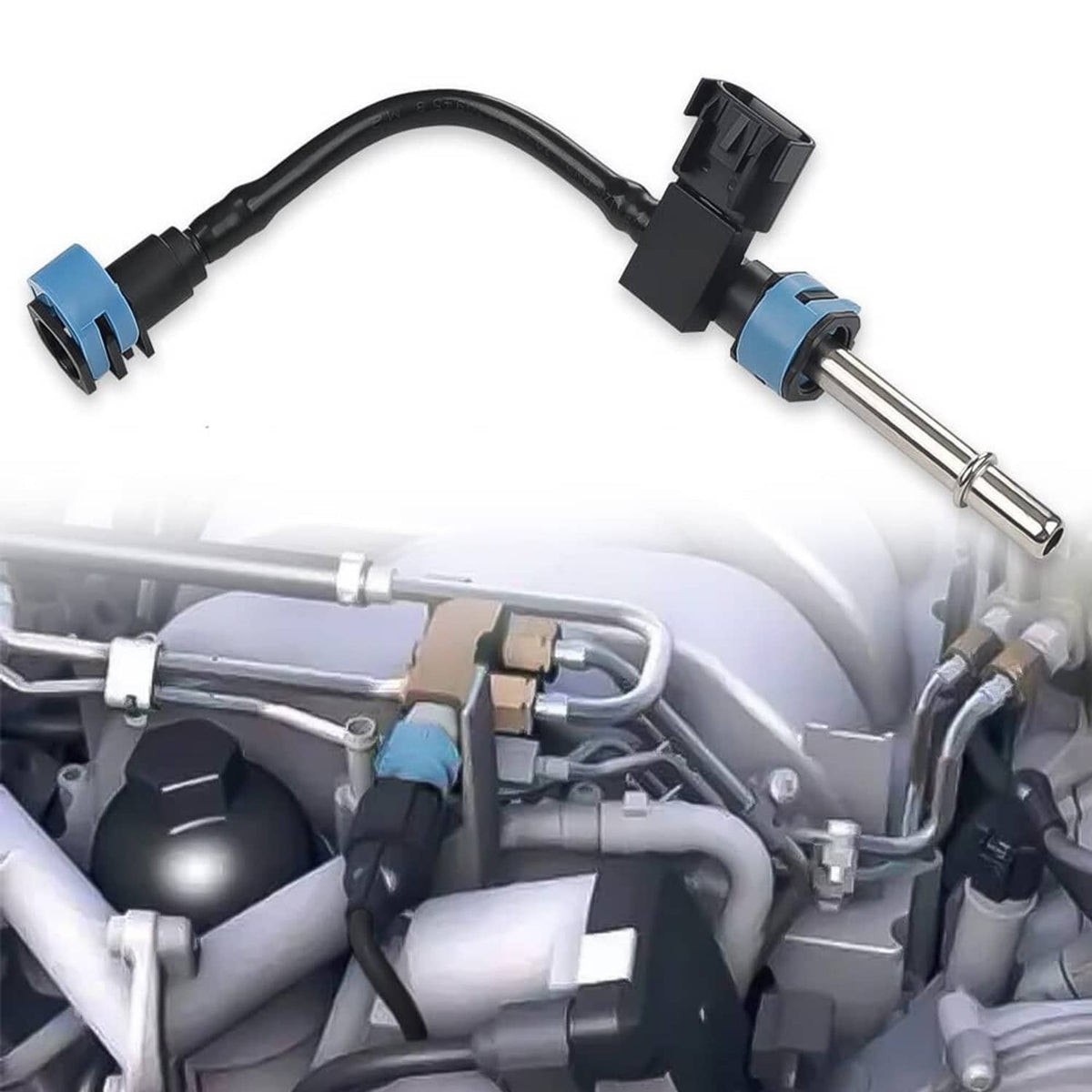 Solidspare Fuel Pressure Sensor Tube ABS Compatible For Dodge Ram 2014-2021 1500 5.7L V8