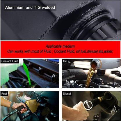 Solidspare 1L Aluminum Radiator Coolant Overflow Bottle Recovery Water Tank Reservoir