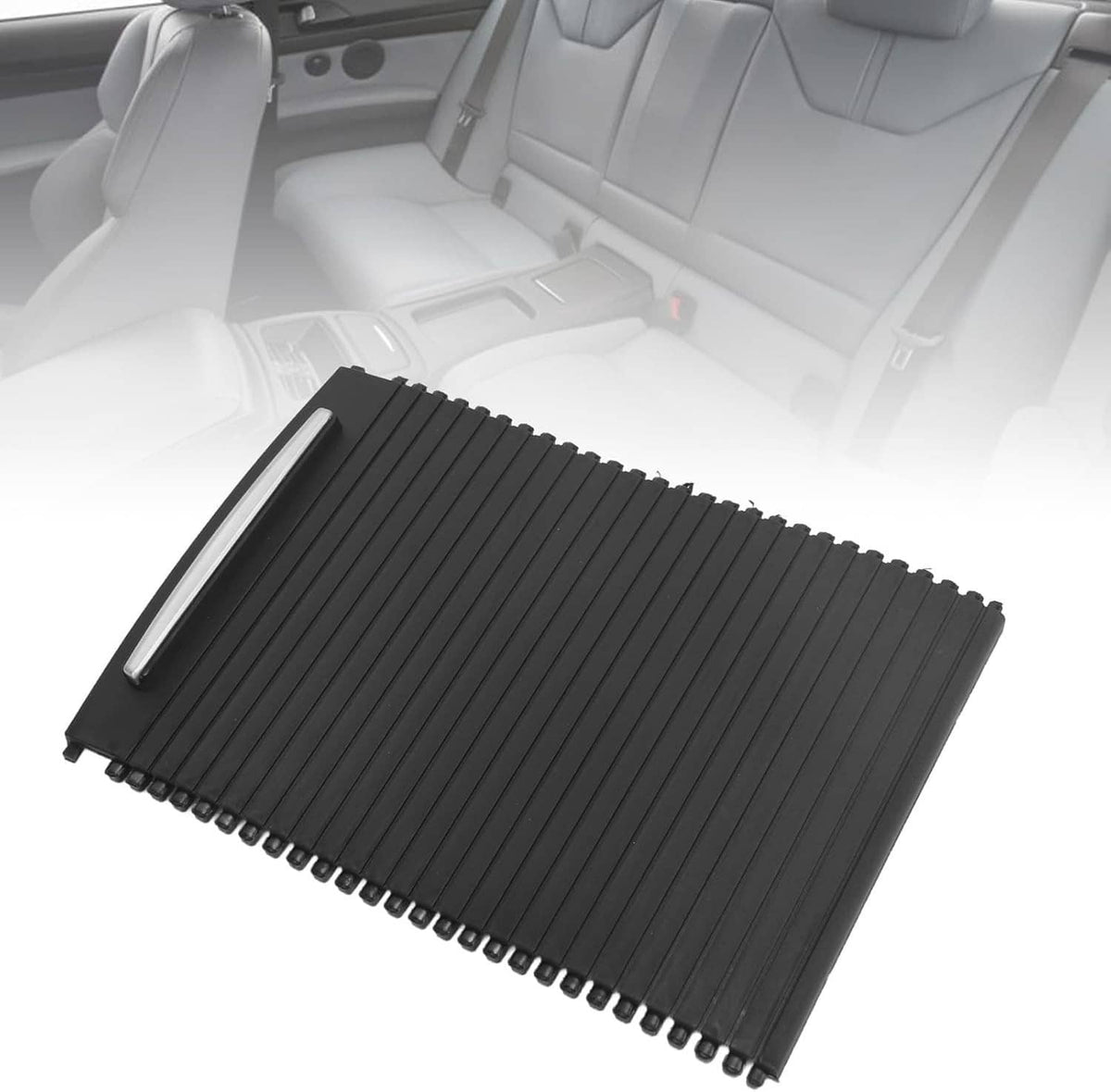Solid Spare Rear Console Cup Holder Roller Box Cover Fit For BMW E90 E92 M3 E93 335 NEW