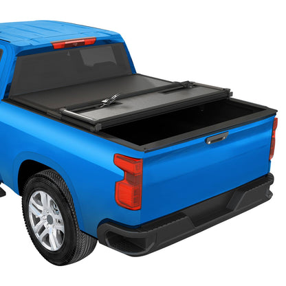 Solidspare 6FT Tri-Fold Hard Bed Tonneau Cover For Chevy Colorado GMC Canyon 2015-2024
