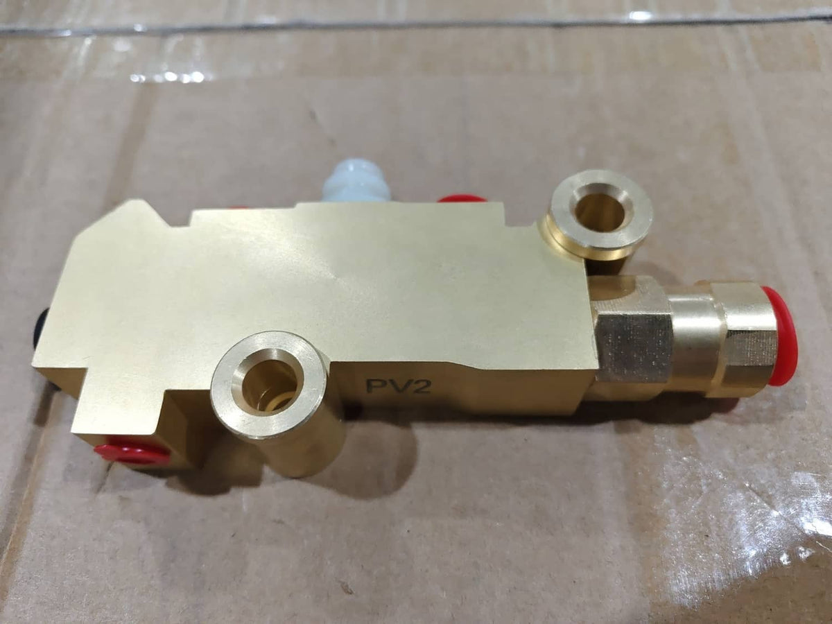 Solidspare Brass Truck Disc/Drum Brake Brass Proportioning Valve For Chevrolet C10 C20 C30