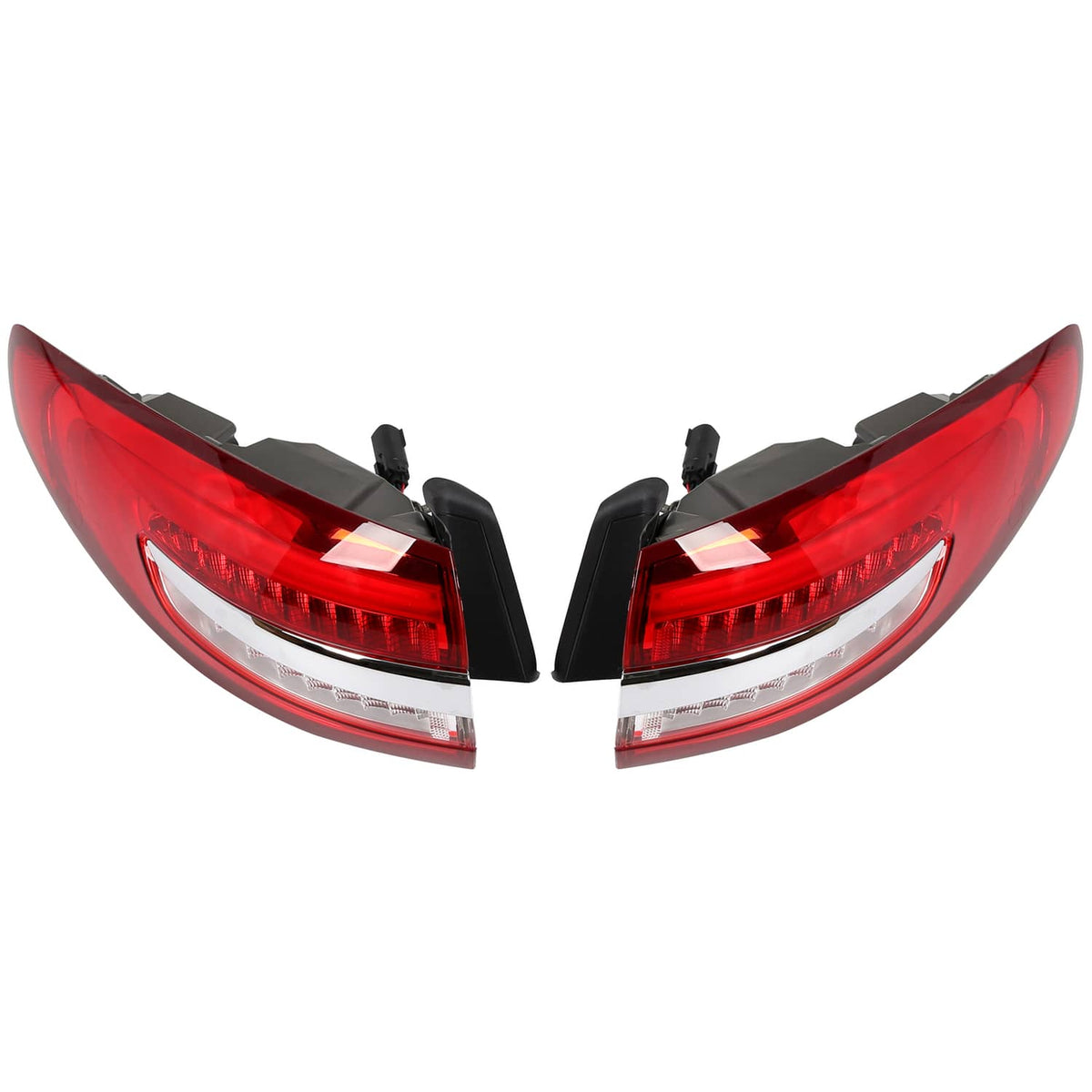 Solid Spare LED Left & Right Tail Lights Lamps Assembly For 2017-2020 2018 2019 Ford Fusion
