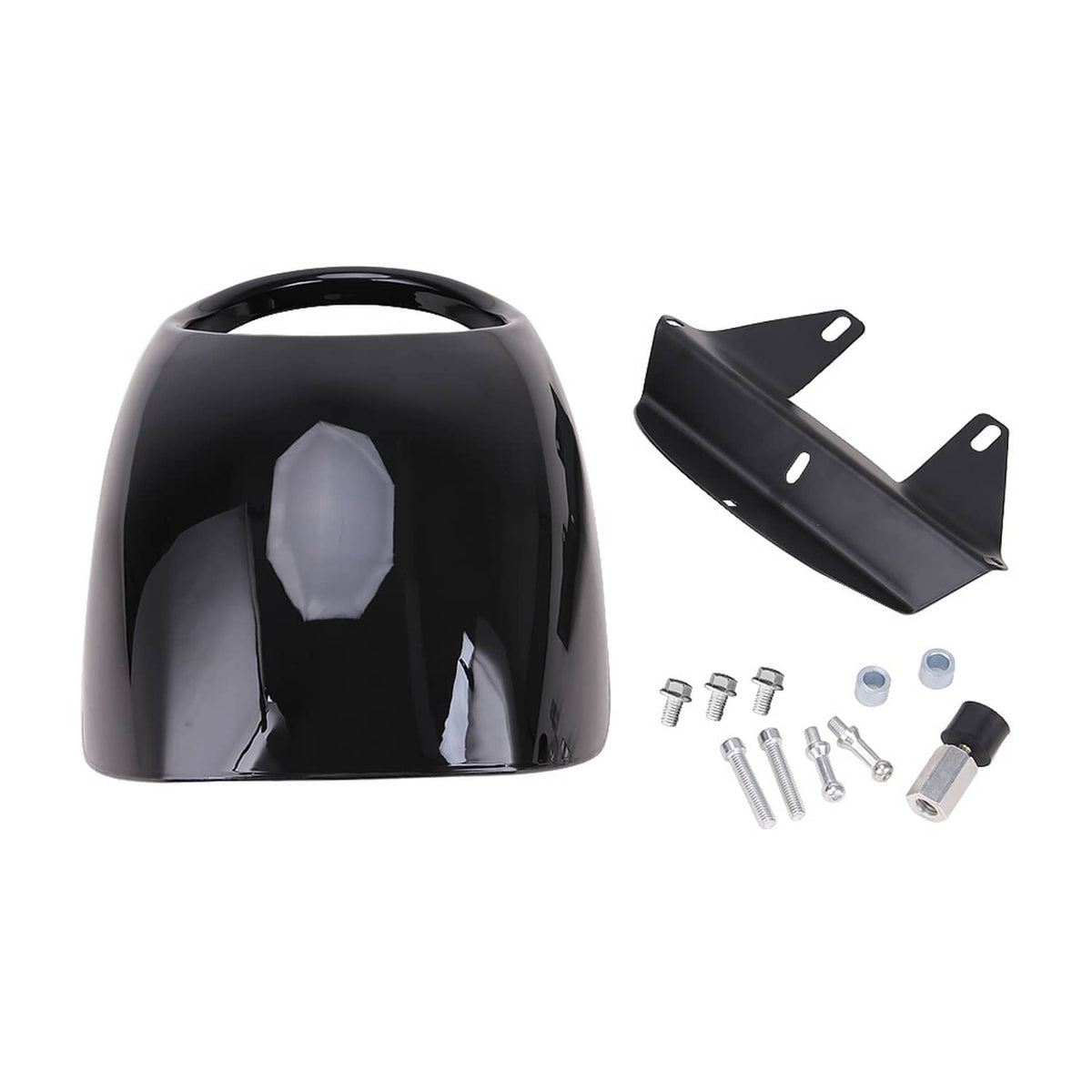 Solidspare Headlight Cowl Fairing Mask ABS Plastic For Harley Sportster FX Dyna XL 883 1200