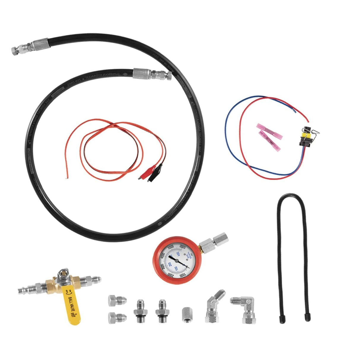 Solid Spare Hpop Test Tool High Pressure & Air Leak Test Gauge Tool Kit for Ford 6.0L & 7.3L