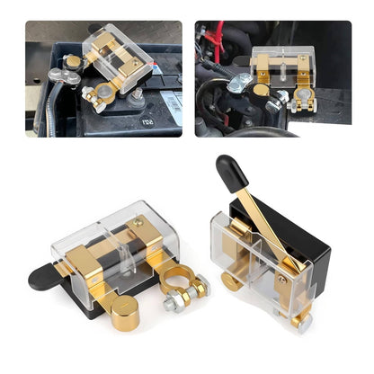 Solid Spare 2Pcs 12/24V Battery Cut-Off Disconnect Top Post Switch Isolator Kill For Car RV