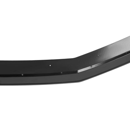 Solid Spare Fits 2016-2024 Chevy Camaro SS V8 Gloss Black Front Bumper Lip Low Spoiler