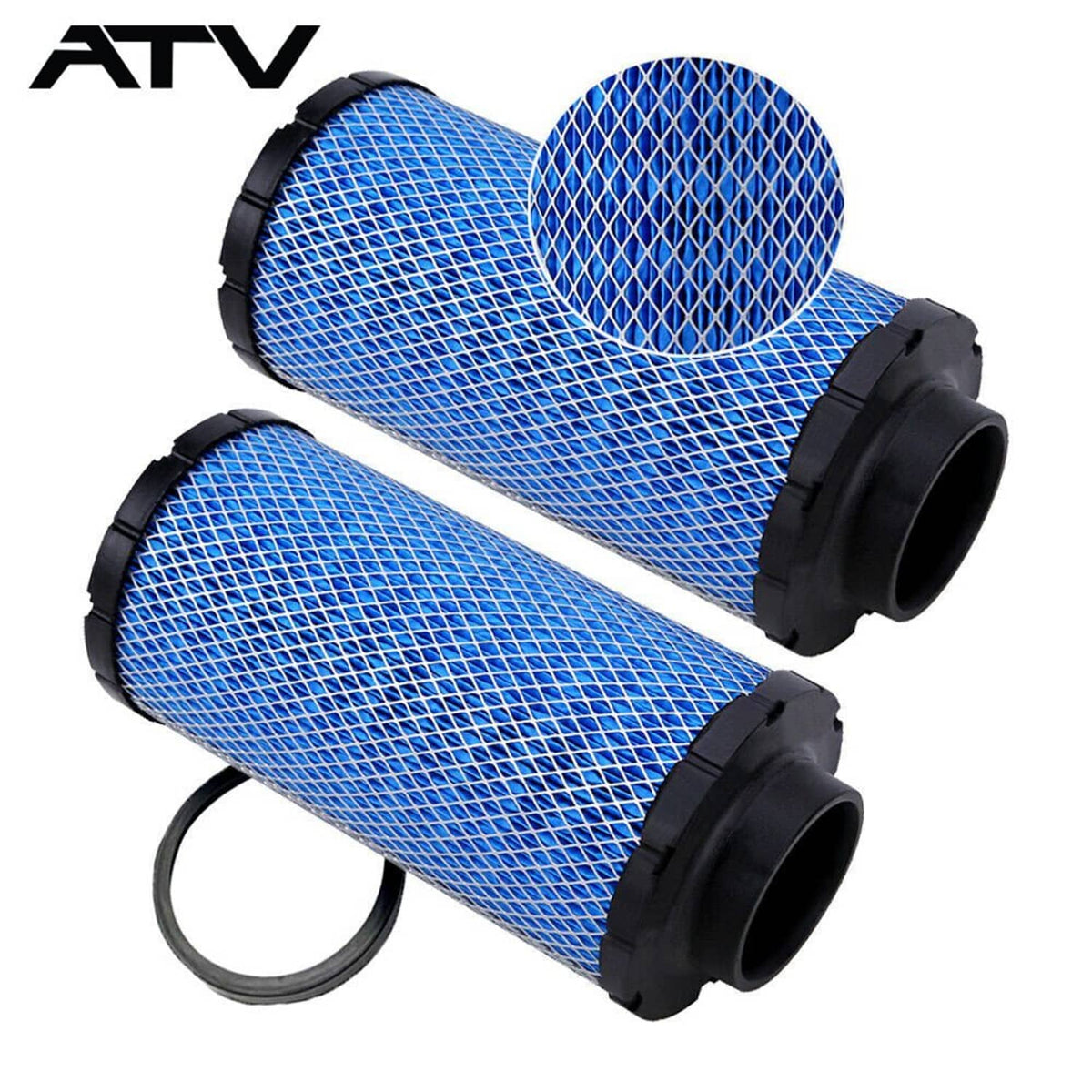 Solidspare 2×Air Filter For POLARIS RZR XP 1000 XP 4 1000 2014-2021 1240822 1240957