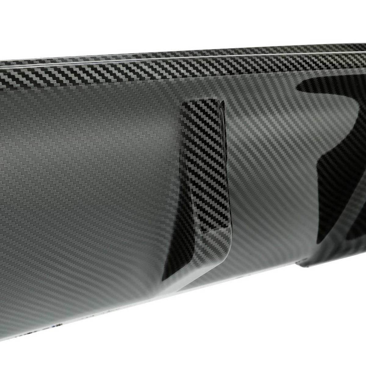 Solid Spare Rear Lip For 2014-2017 Infiniti Q50 Bumper Diffuser Wing Carbon Fiber Style
