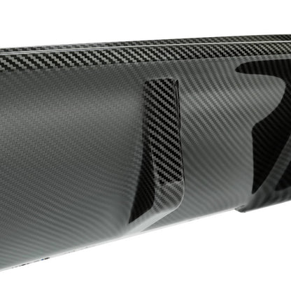 Solid Spare Rear Lip For 2014-2017 Infiniti Q50 Bumper Diffuser Wing Carbon Fiber Style