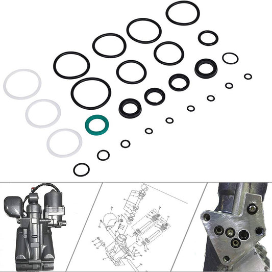 Solid Spare Tilt Trim Seal Kit 115225FS Fast Strike Power for Yamaha 115HP 150HP 175HP 200HP
