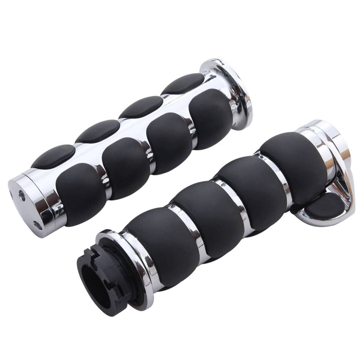 Solidspare 1" Handle Bar Hand Grips For Harley Electra Glide Road King Softail FL Dyna