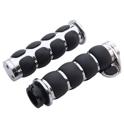 Solidspare 1" Handle Bar Hand Grips For Harley Electra Glide Road King Softail FL Dyna