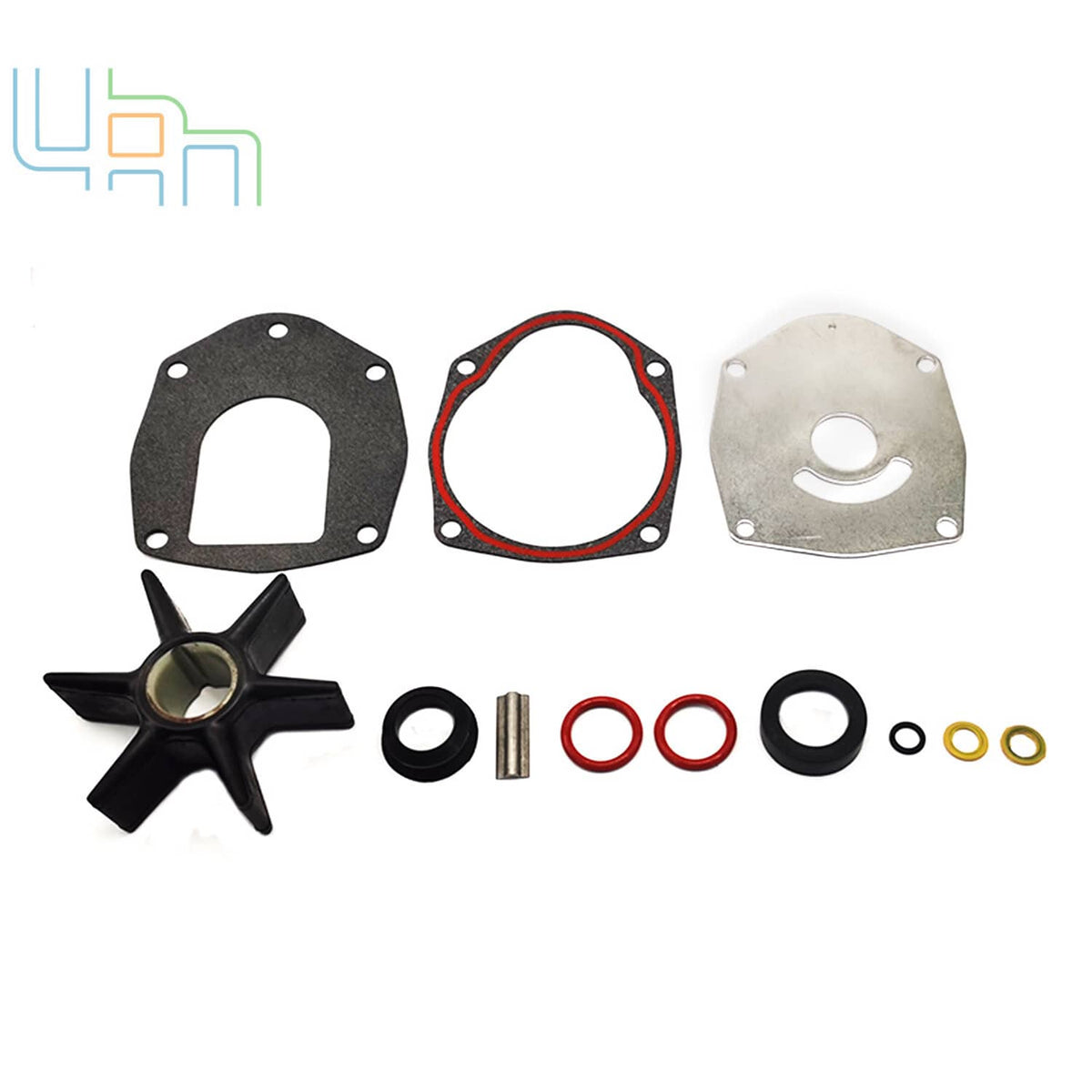 Solid Spare Water Pump Kit For Mercury Force 75/90/120HP 18-3214 47-43026Q06 8M0100526 Motor