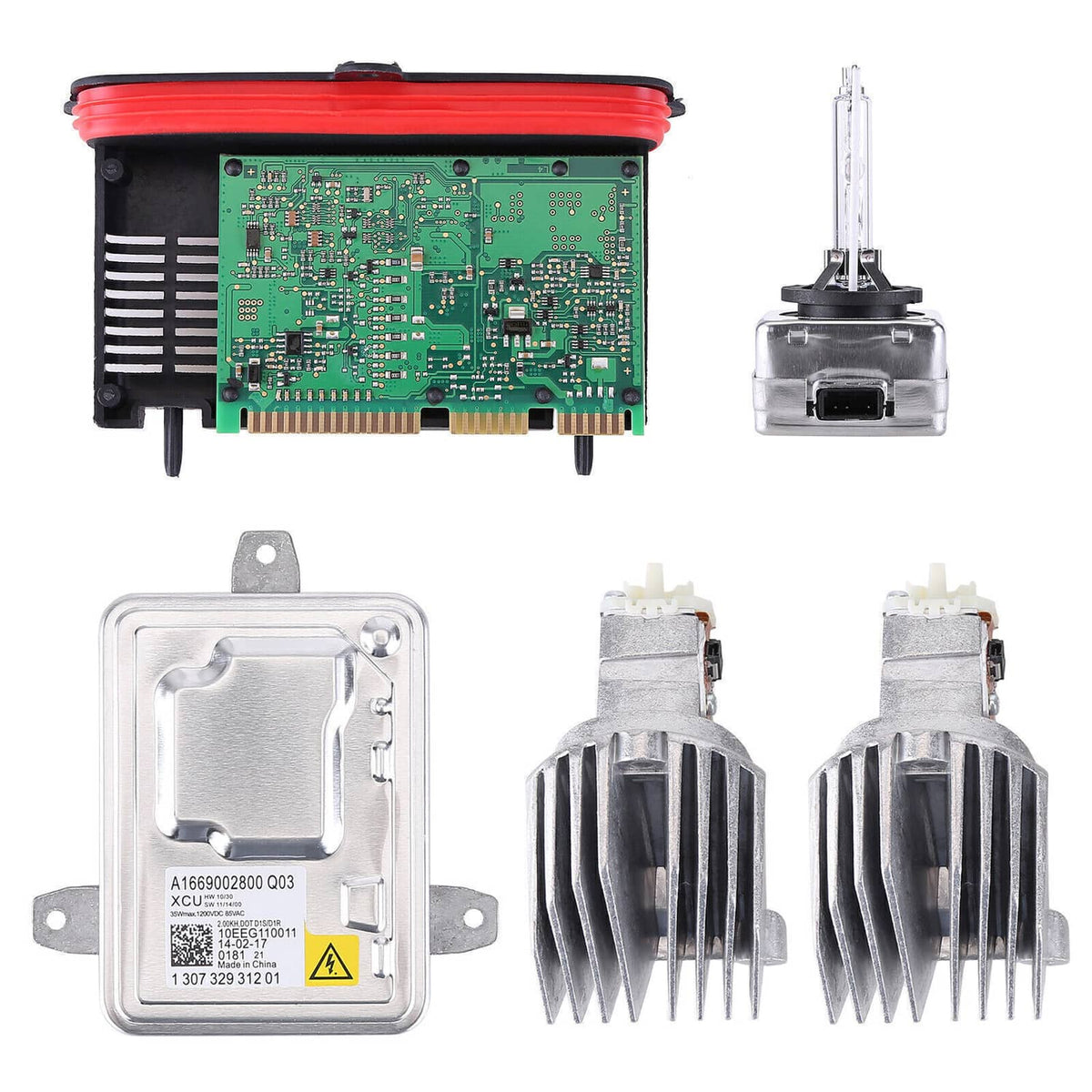 Solidspare Xenon Ballast Bulb LED Module Diode Kit For 14-16 BMW 5 Series 528i 535i 550i M5