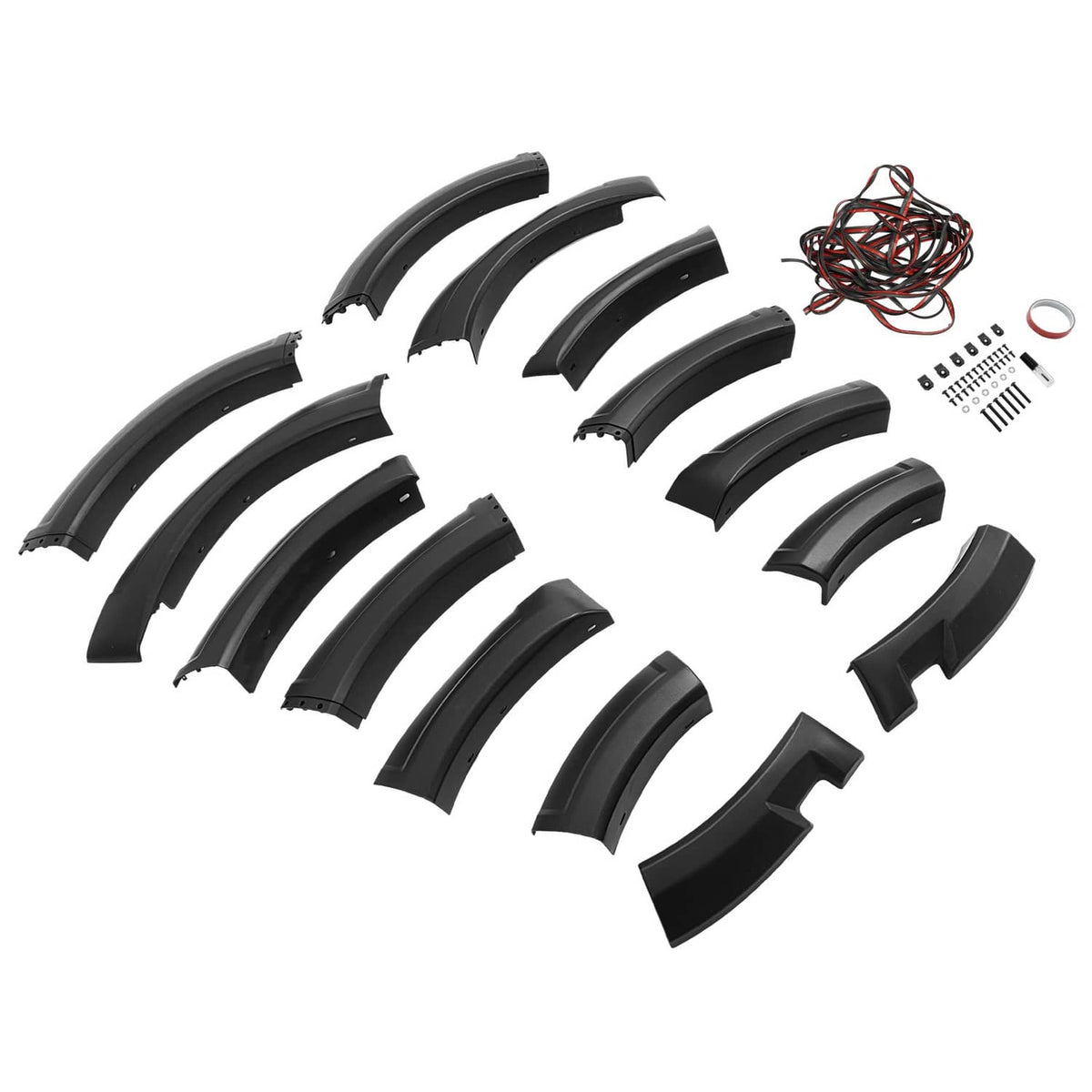 Solid Spare Fender Flares Kit Front Rear PP For 2024 2022-2025 Ford Maverick Crew Cab