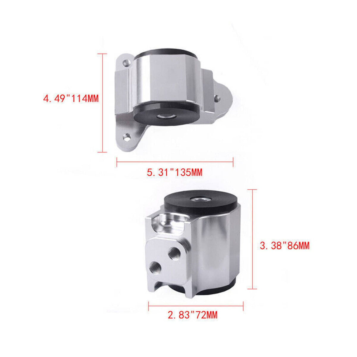 Solidspare Engine Motor Mount Kit For 02-06 Acura RSX DC5 / 02-05 EP3 SI K20 K24 K Series