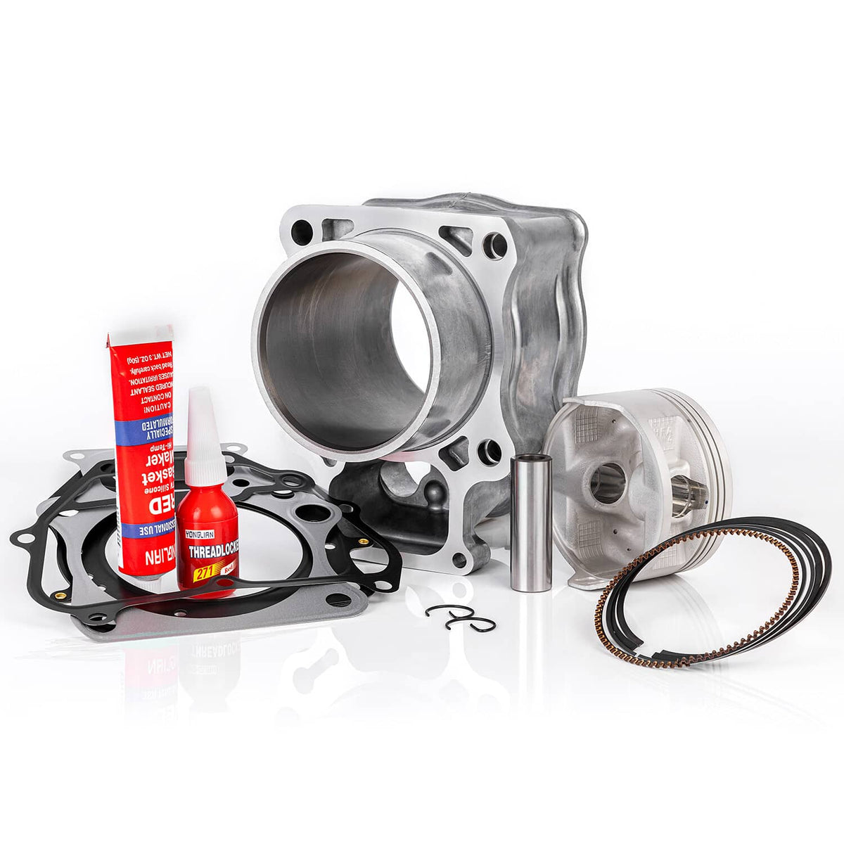 Solidspare 86.5mm Cylinder Piston Gasket Rings Top End Kit for Honda Rancher 420 TRX420