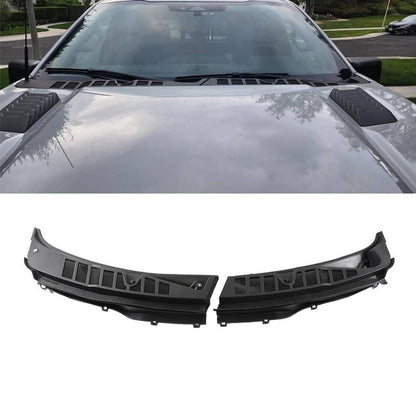 Solidspare For 2021-2025 Ford F150 Windshield Wiper Cowl Grille Screen Cover Left & Right