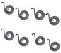 (8) Universal Spiral Torsion Flat Spring for Mountain Tarp K1099 Dump Truck