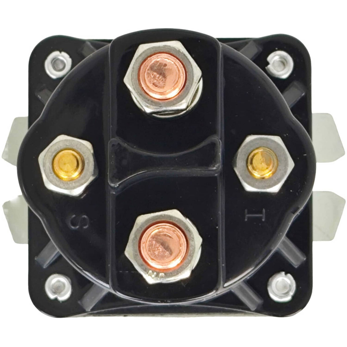 Solid Spare Fit for Monarch Bucher 12V 4 Terminal 100A Dump Trailer Solenoid 391-2 391-2-C