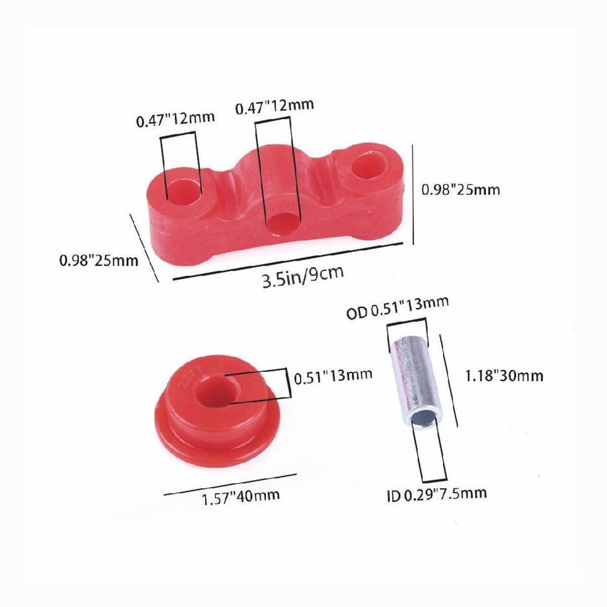 Solid Spare Shift Linkage Bushing Kit Urethane For Honda Civic EK EG D-Series SOHC 92-00
