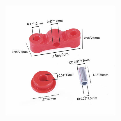 Solid Spare Shift Linkage Bushing Kit Urethane For Honda Civic EK EG D-Series SOHC 92-00