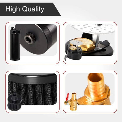Solidspare 750ML Oil Catch Can Kit Oil Separator Large Baffled Reservoir Tank Universal New