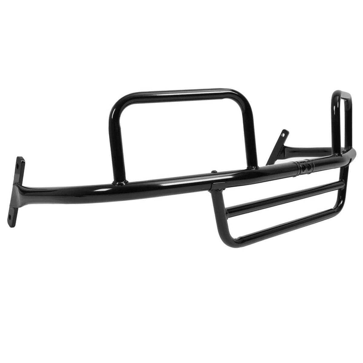 Solidspare Front Brush Guard For E-Z-GO ST350 1996-Up Golf Cart Black Steel Powder Coated