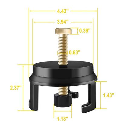 Solidspare 25264 Harmonic Balancer Puller Fit for GM Dodge Jeep Chrysler Crank Pulley Gold