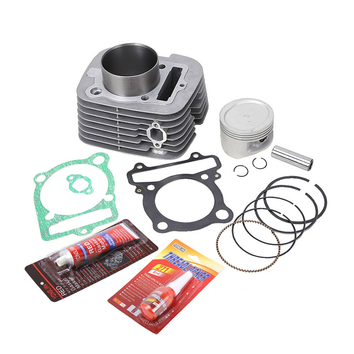 Solidspare 83mm Cylinder Piston Top End Kit For Yamaha Big Bear Kodiak 400 5FU-11310-01-00