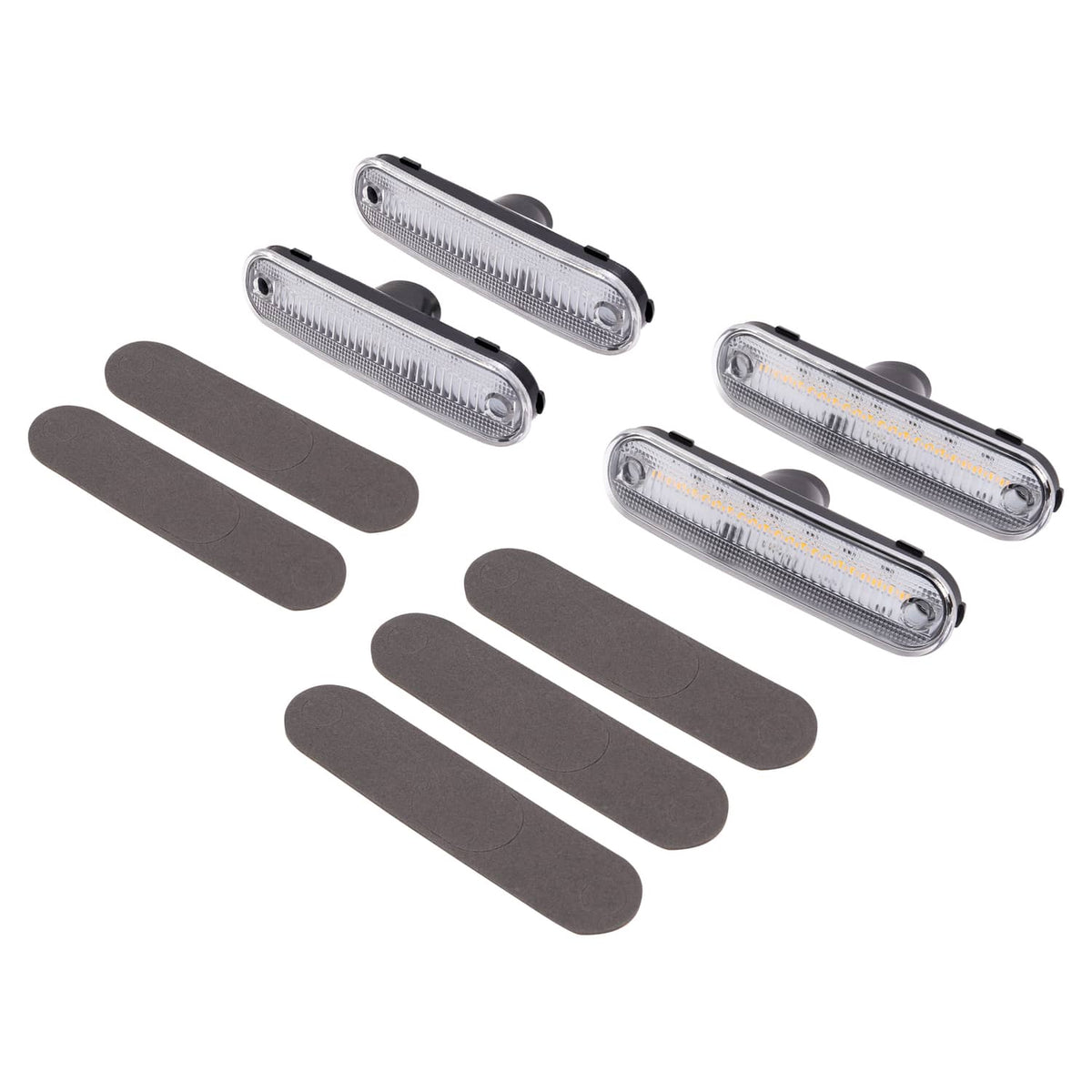Solid Spare LED Front Rear Side Marker Lights Clear For Mazda Miata 1990-1997 MX-5 1999-2005