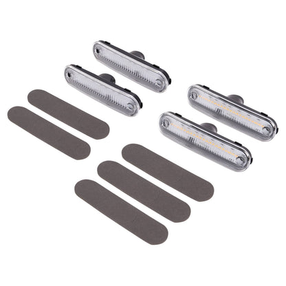 Solid Spare LED Front Rear Side Marker Lights Clear For Mazda Miata 1990-1997 MX-5 1999-2005