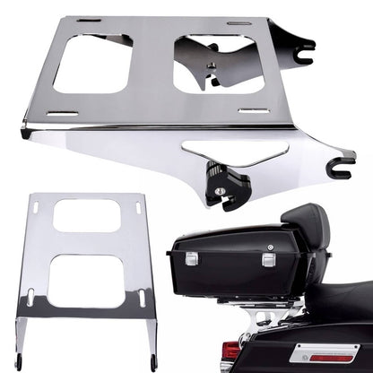 Solidspare Detachable Two-Up Tour Pak Pack Mounting Luggage Rack For Harley Touring 14-24