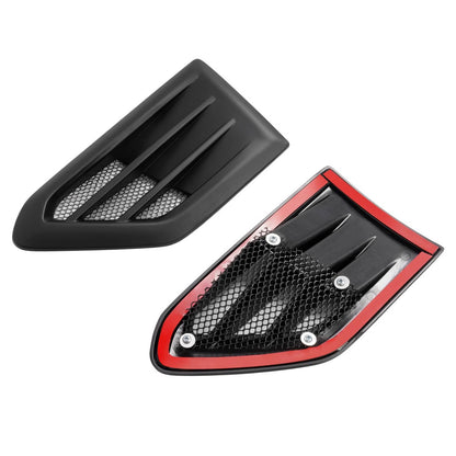 Solid Spare Pair of Fender Air Vent For Ford Ranger 2019-2023 USA Built Matte Black
