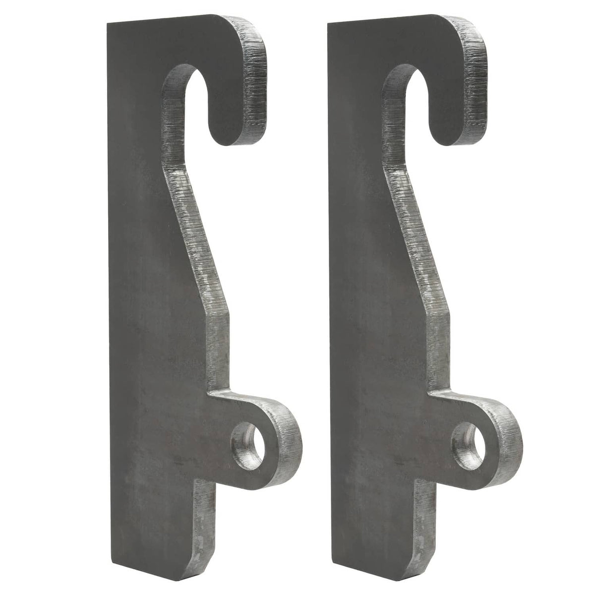 Solidspare 2PCS Quick Attach With Wear Ears Loader brackets Coupler For JRB 416 Blank Steel