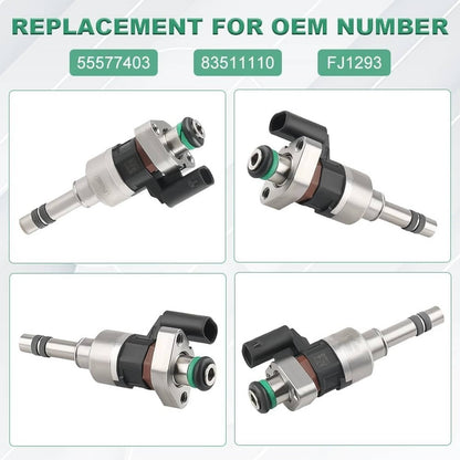 Solidspare 4Pcs Fuel Injectors 55577403 For 2017-2019 Chevrolet Cruze Malibu 1.4/1.5L Turbo