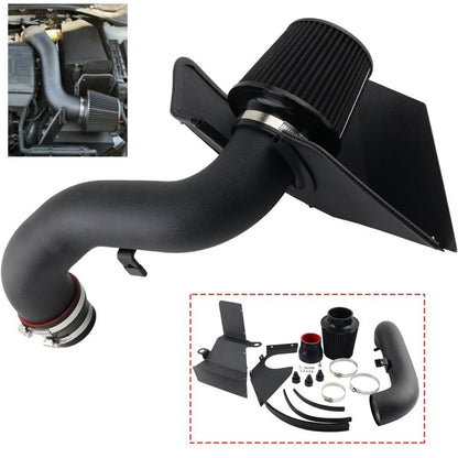 Solidspare Cold Air Intake & Heat Shield Kit w/Filter For 2015-2020 VW Golf GTi R 1.8T 2.0T