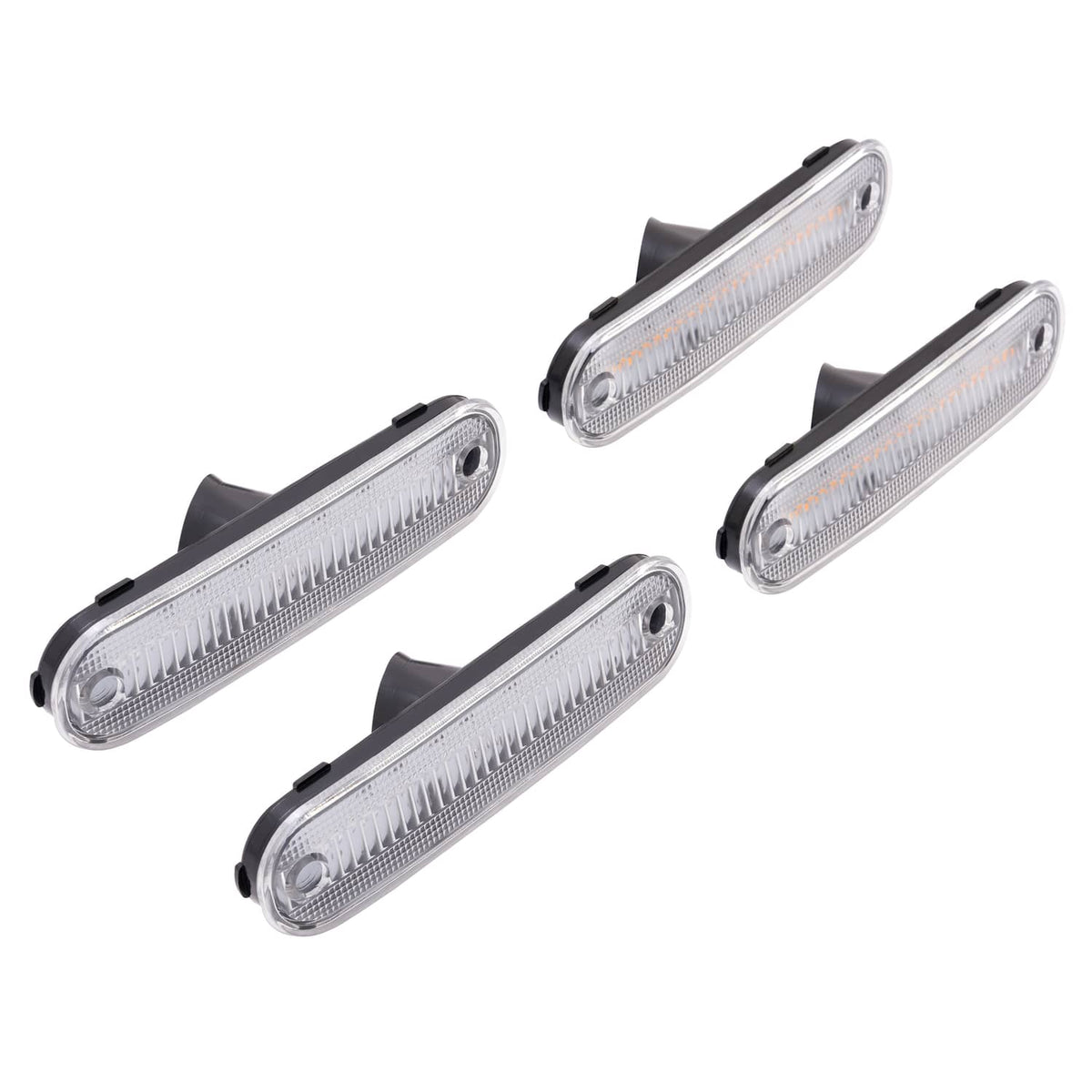 Solid Spare LED Front Rear Side Marker Lights Clear For Mazda Miata 1990-1997 MX-5 1999-2005
