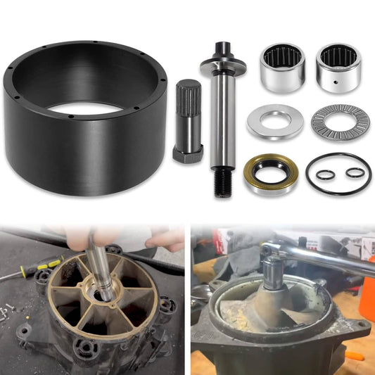 Solid Spare For 1994-2002 SeaDoo Jet Pump Rebuild Kit Wear Ring Impeller Shaft Seal Oil Tool