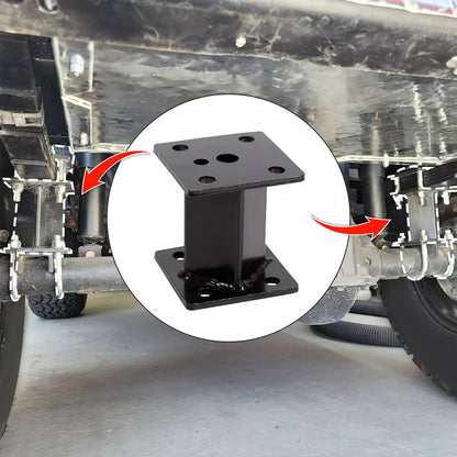 Solidspare 4" Block Lift Kit Golf Cart Fit EZGO Marathon Electric 1975-1993 Front & Rear