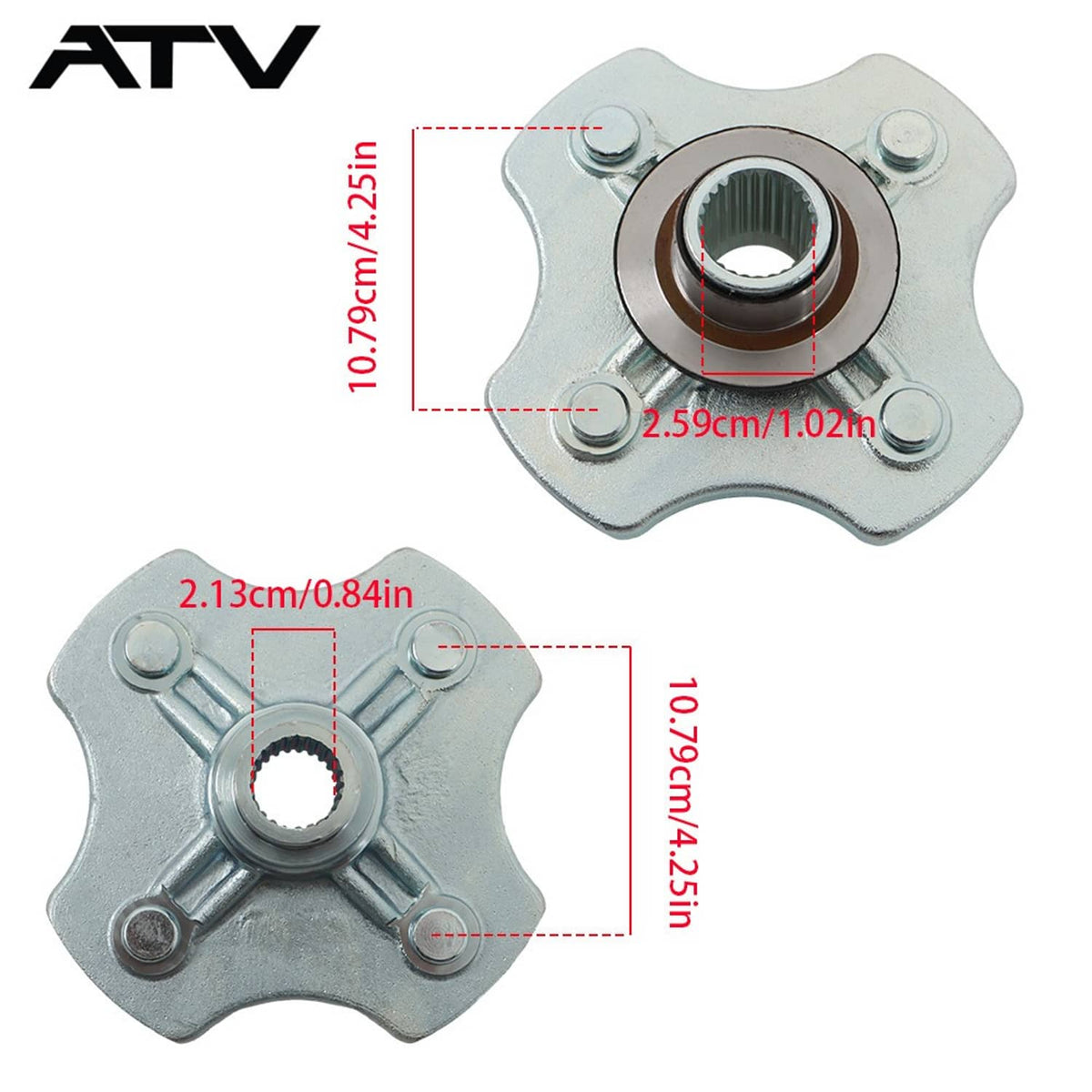 Solidspare For Honda TRX500FE TRX500FM Foreman 500 ES S Rear Axle Shaft Wheel Hub 2005-2011