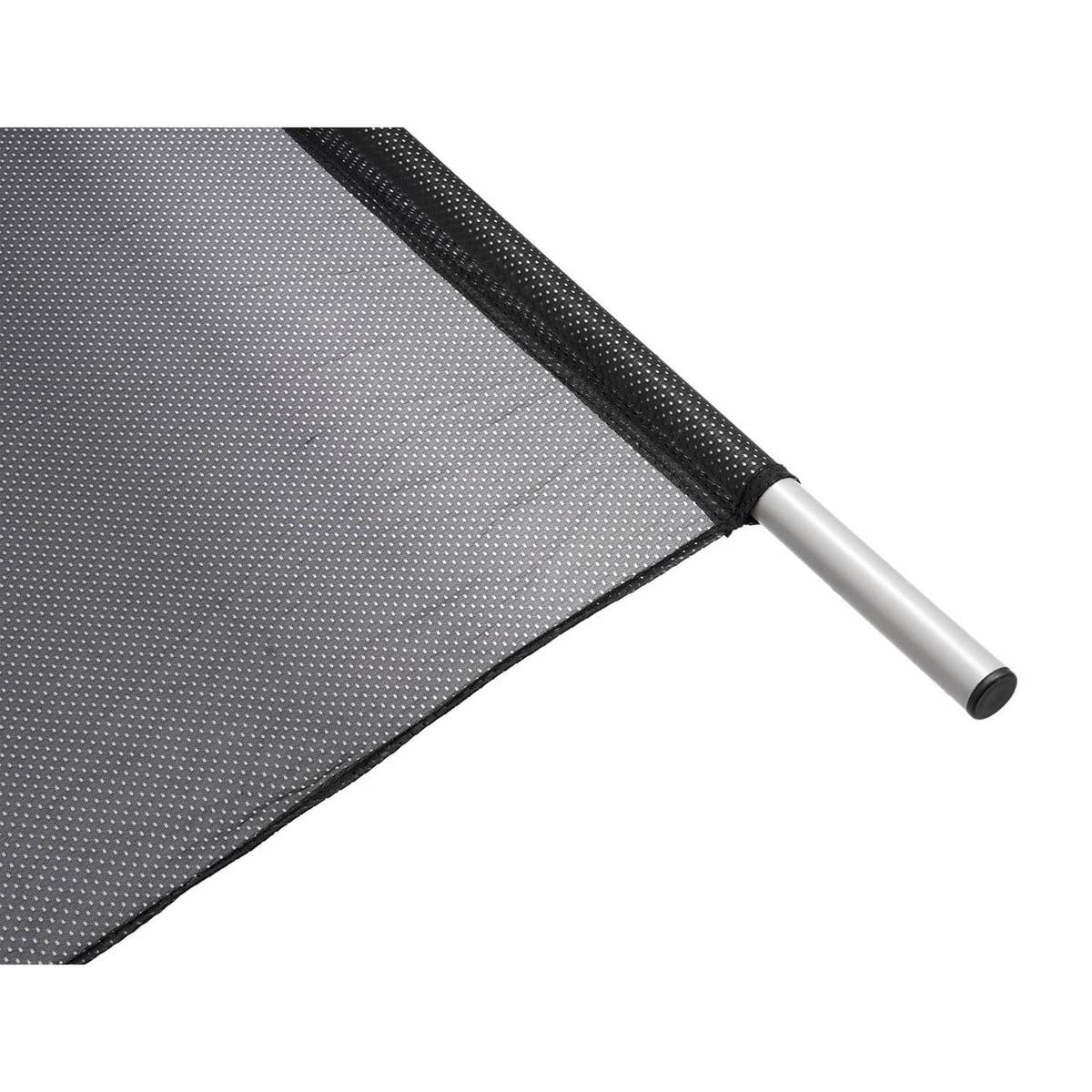 Solidspare Boat Sun Shade Silvery Black Aluminium Powder Coated  For Boats 25 ft and Under