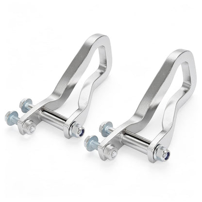 Solid Spare 2X Front Chrome Tow Recovery Hooks w/Bolts #84195902 For GMC Sierra 1500 2019-26